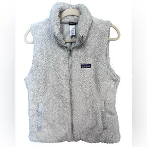 🏔️ Patagonia Los Gatos Fleece Vest – Women’s Large – Light Gray /Sherpa 🏔️